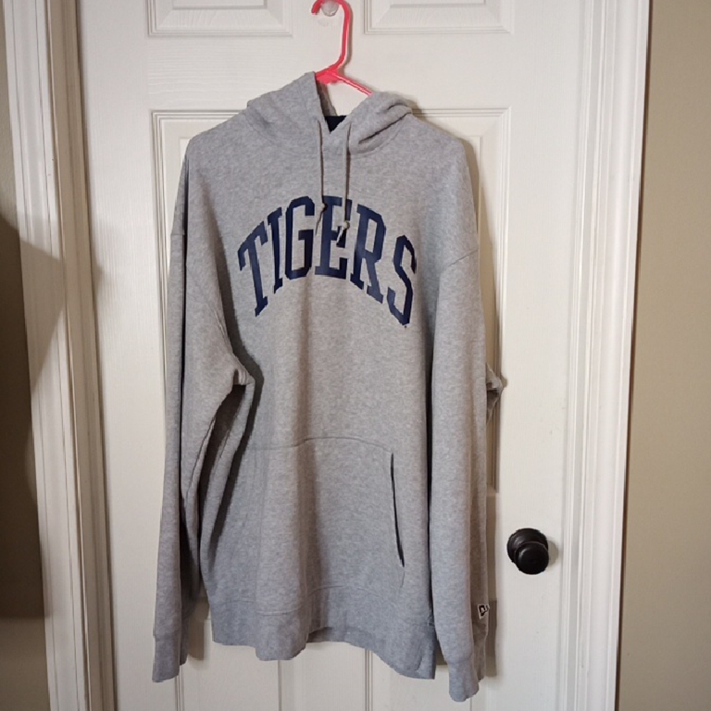 New Era Gray Athletic Sweatshirt Detroit Tigers 2XLT